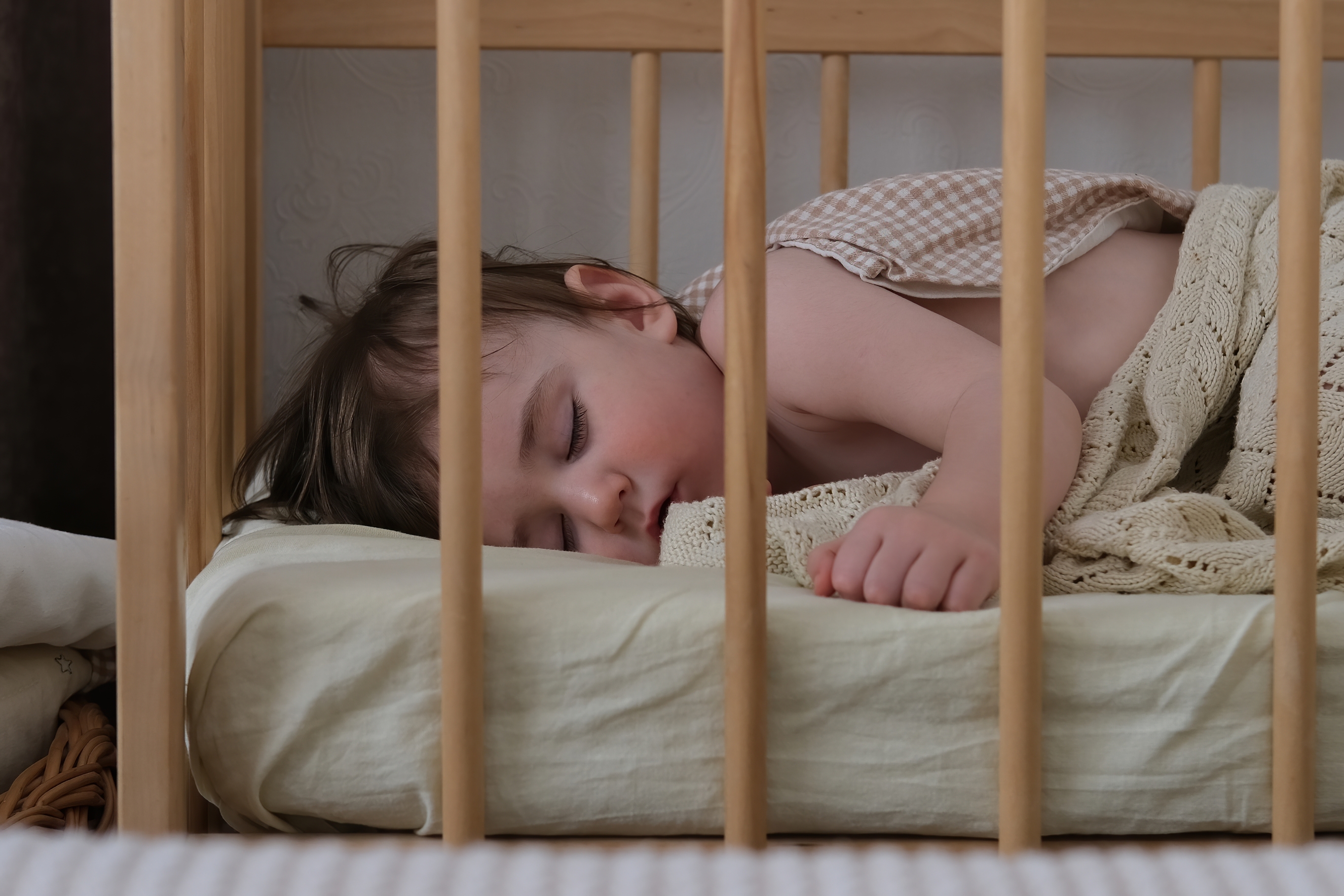 Baby sleeping during a peaceful daytime nap